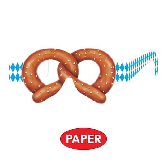 Beistle Pretzel Eyeglasses, 24ct.